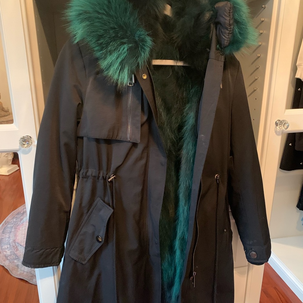 Waterproof Parka Winter Jacket with real fur